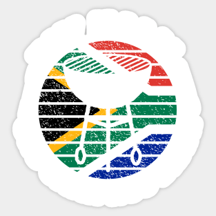 Bly Kalm Ons Gaan Nou Braai Funny African BBQ Sticker